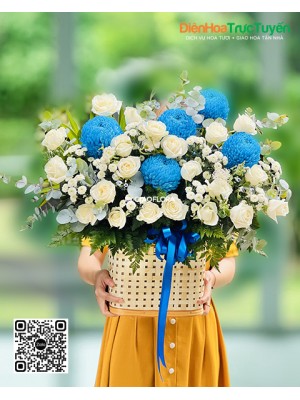Azure Harmony Basket